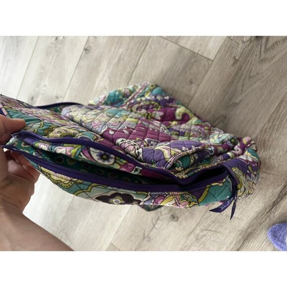 Vera Bradley Paisley Floral Quilted Backpack - Picture 11 of 13